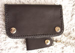 Wallet schwarz Glatt 16cm